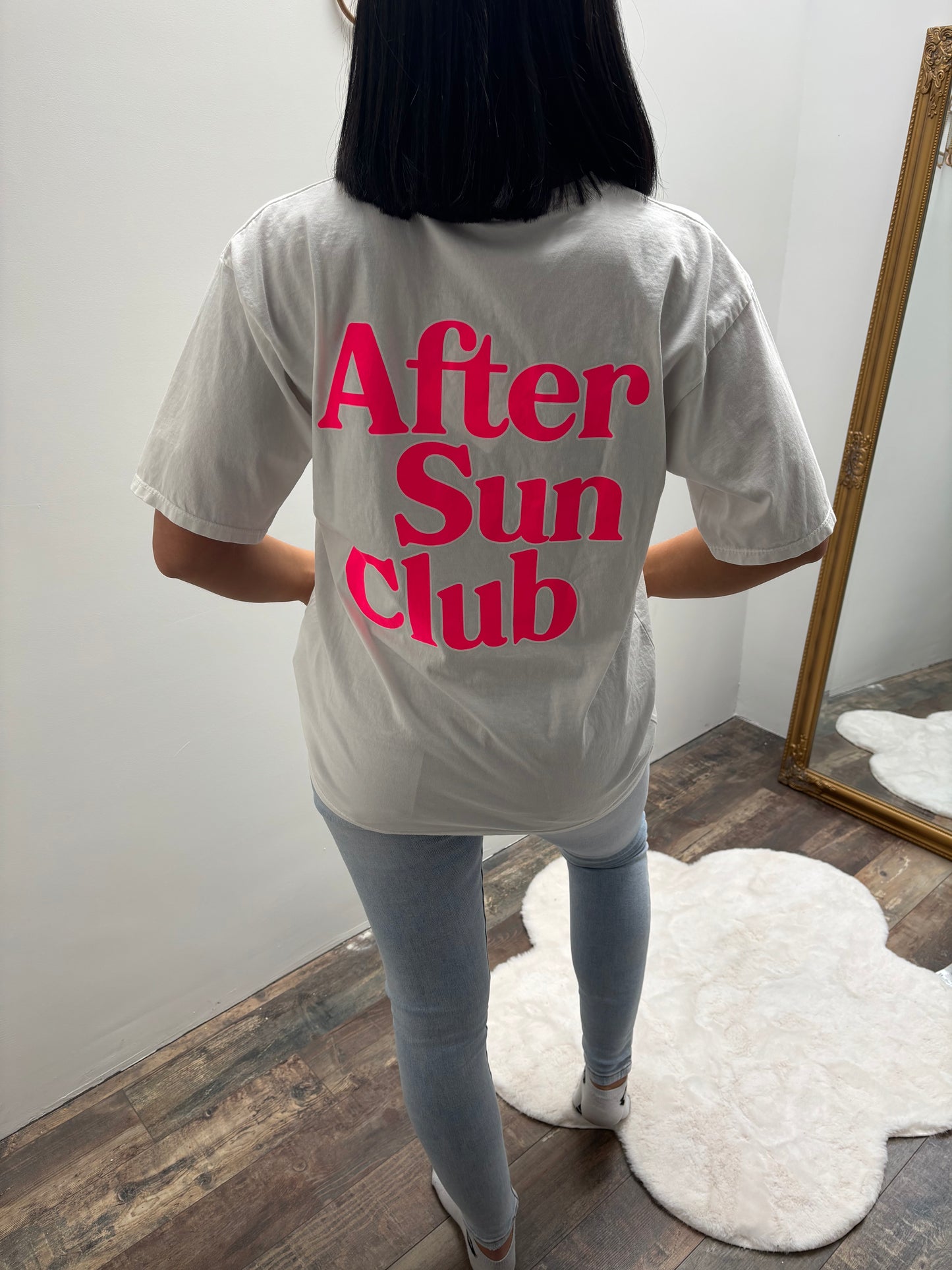 T-shirt After Sun Club | Wit