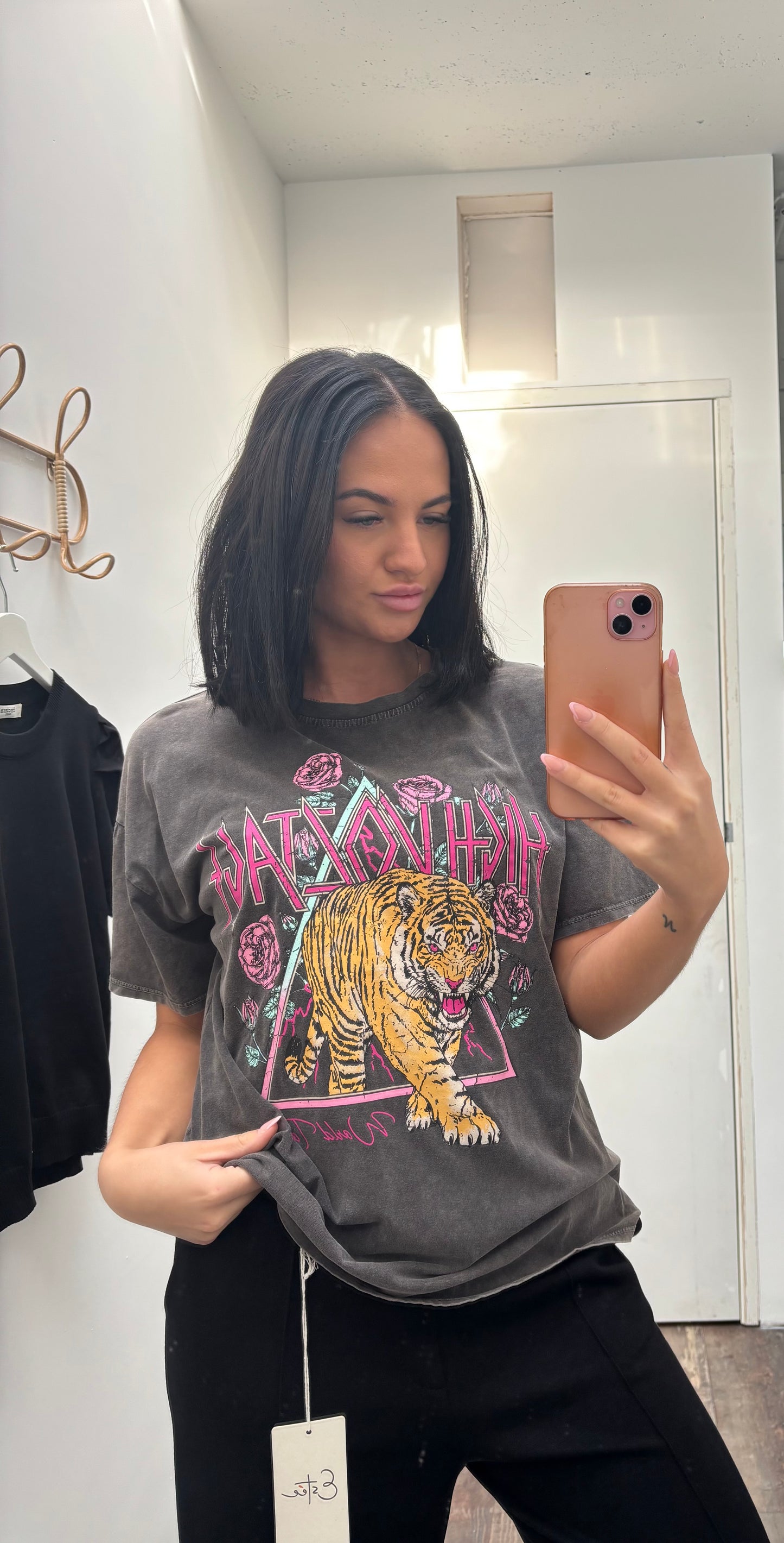 T-shirt Tiger | Grijs