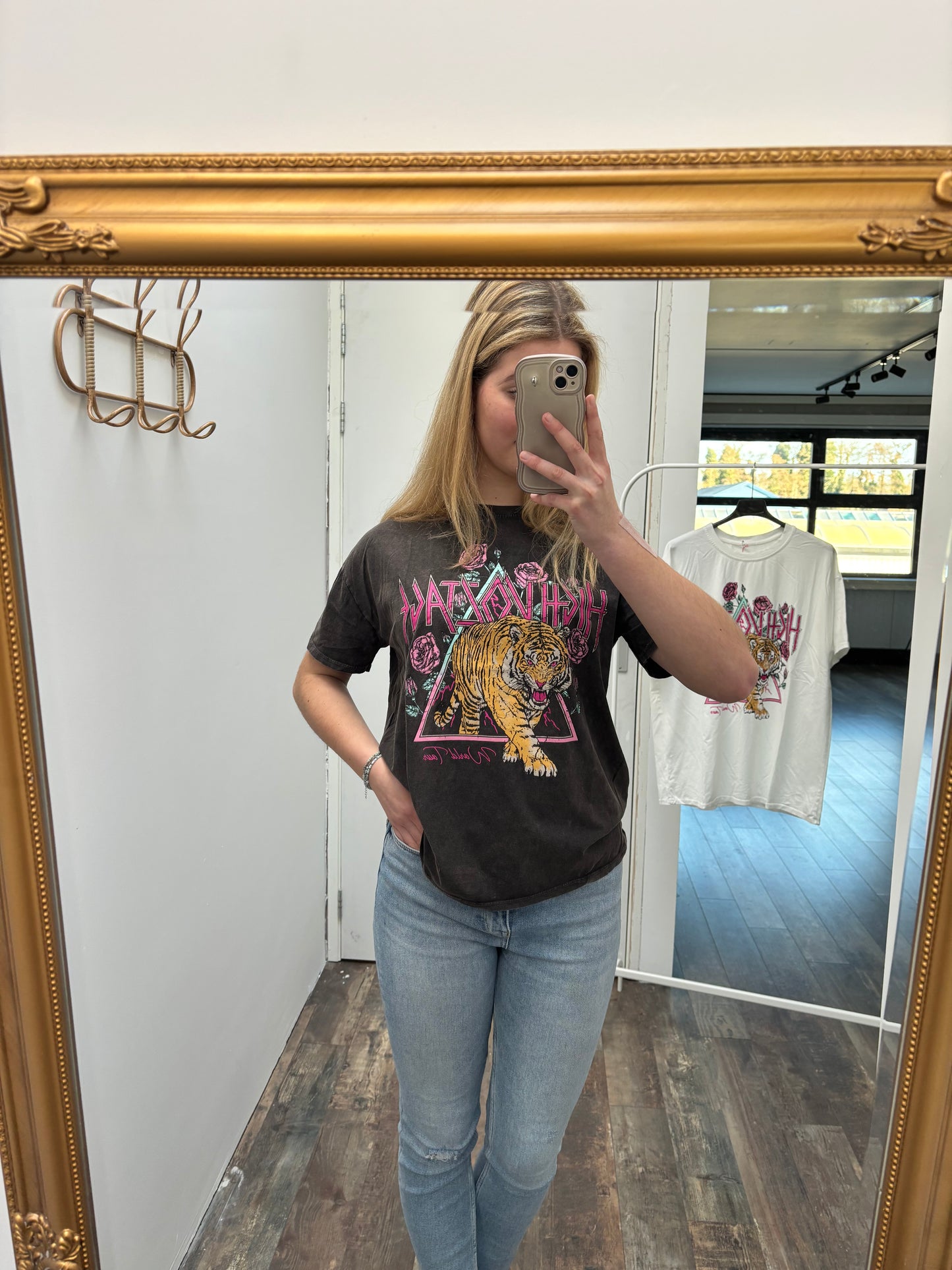T-shirt Tiger | Grijs