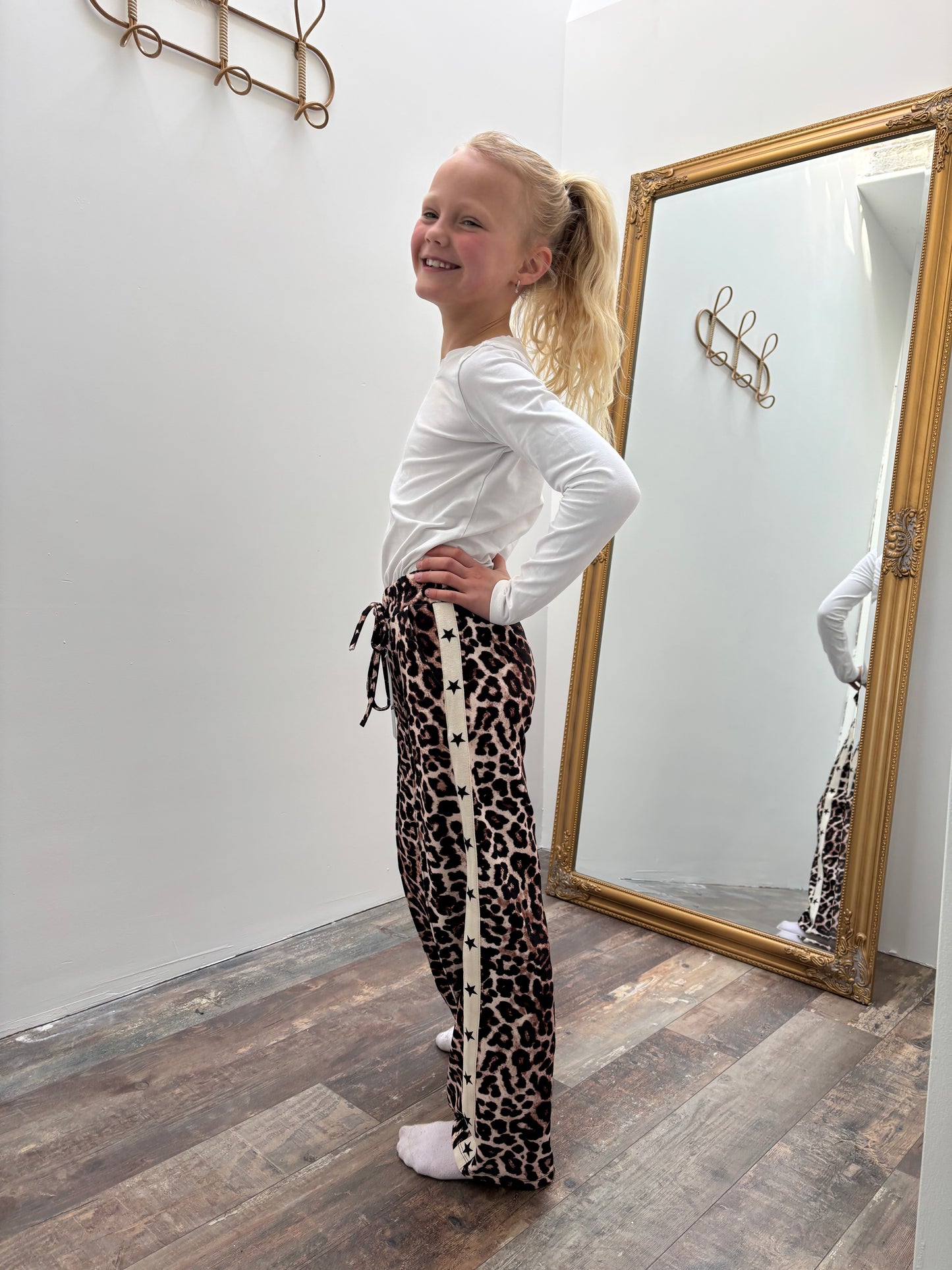 Leopard star pants | Girls
