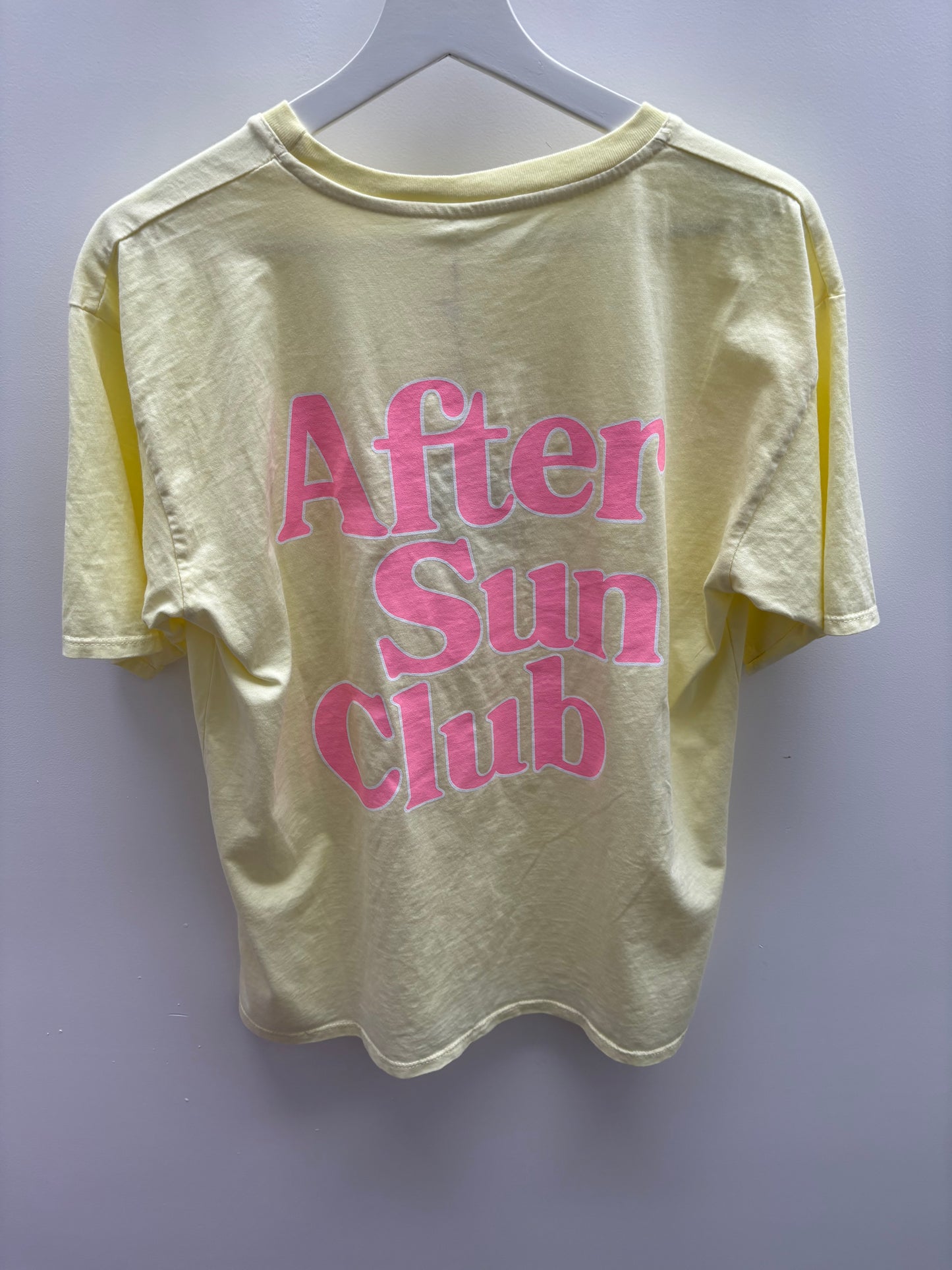 T-shirt After Sun Club | Geel