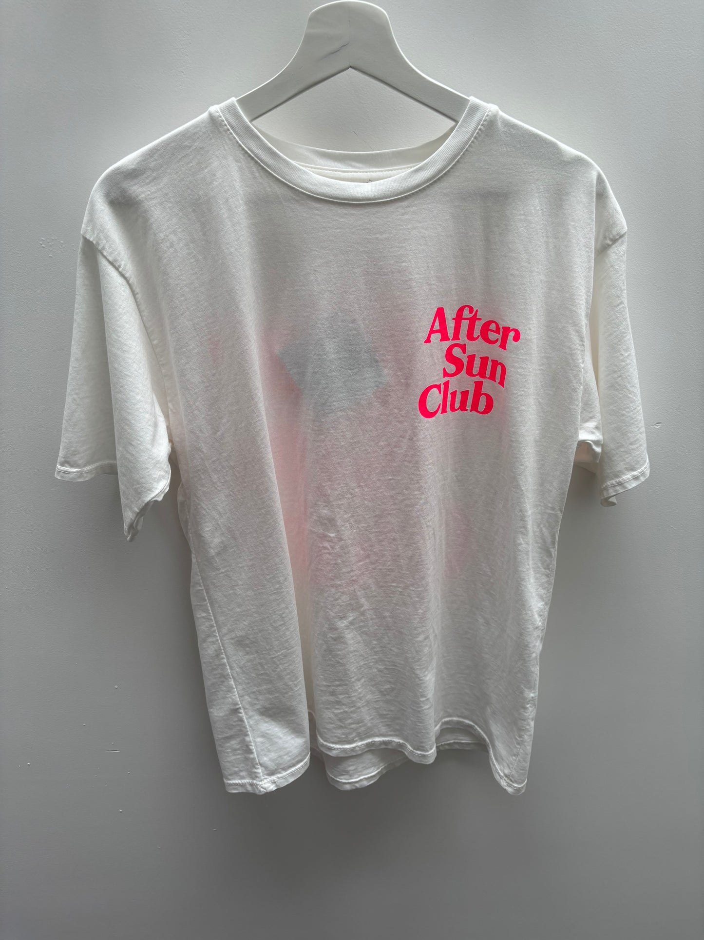 T-shirt After Sun Club | Wit