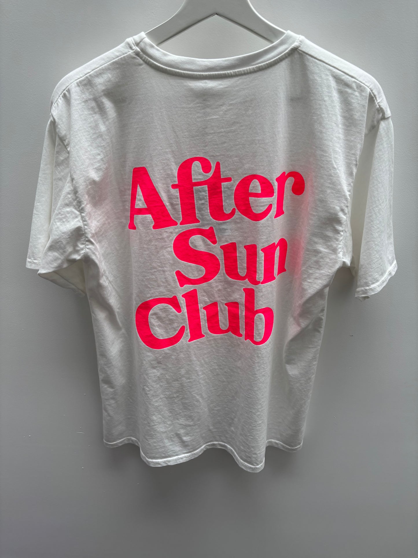 T-shirt After Sun Club | Wit