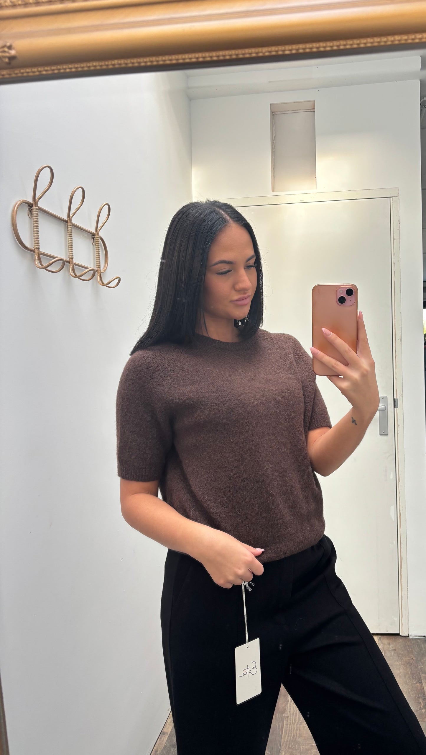 Wollig Truitje melissa| Bruin