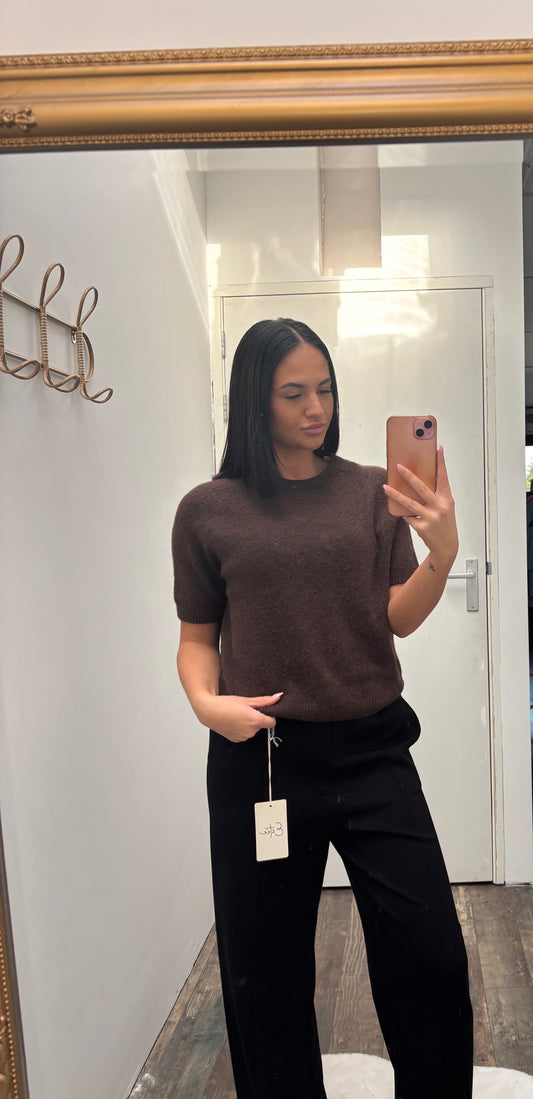 Wollig Truitje melissa| Bruin