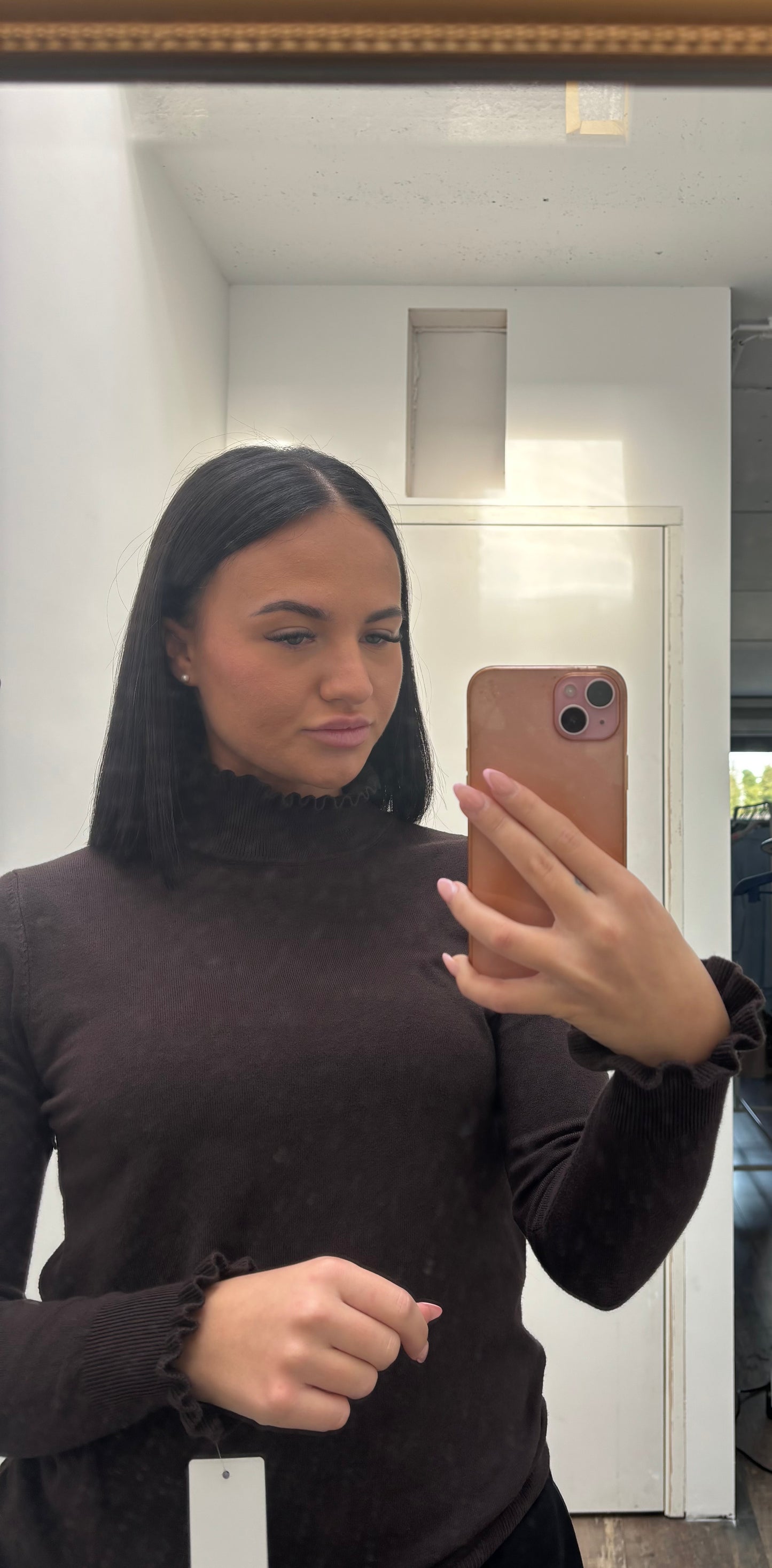 Ruffel colletje |Bruin