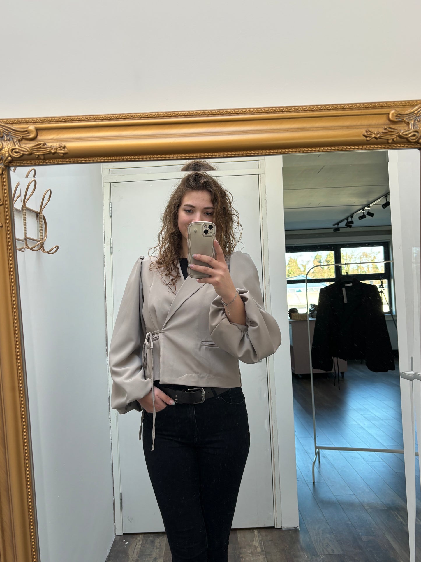 Strik blazer | Beige