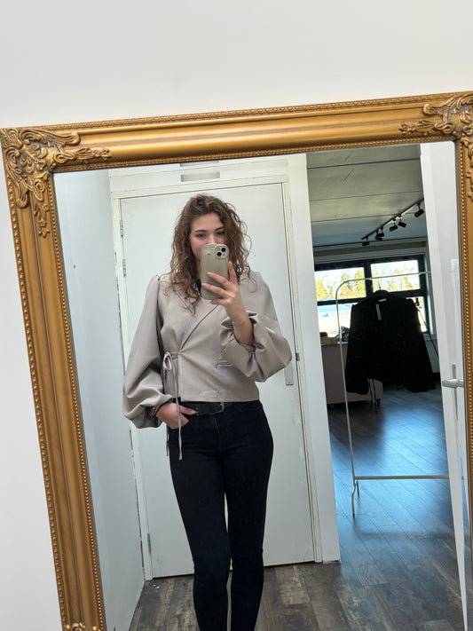 Strik blazer | Beige