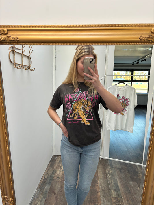 T-shirt Tiger | Grijs