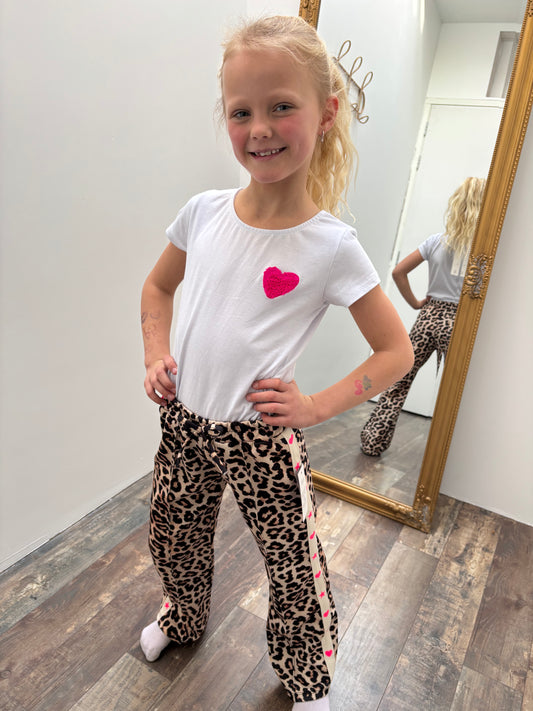 Top roze hart | wit