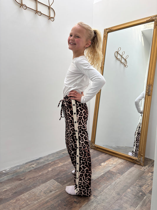 Leopard star pants | Girls